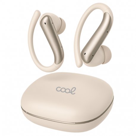 Auricolari Stereo Bluetooth Dual Pod COOL Gym Beige