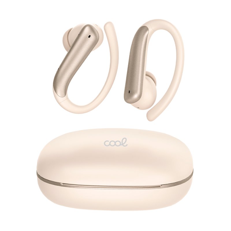 Auricolari Stereo Bluetooth Dual Pod COOL Gym Beige