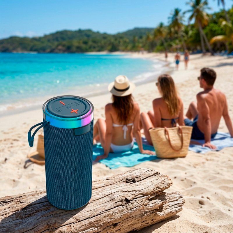 Alto-falante Musica Universal Bluetooth 10W COOL Oporto TWS Marinho