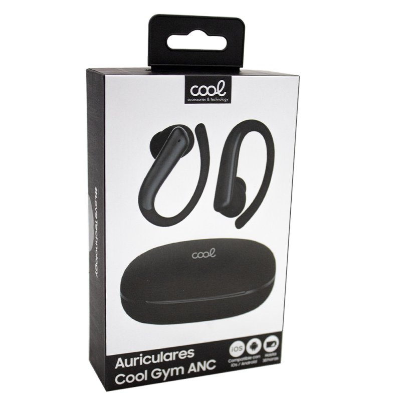 Auricolari Stereo Bluetooth Dual Pod COOL Gym ANC Nero