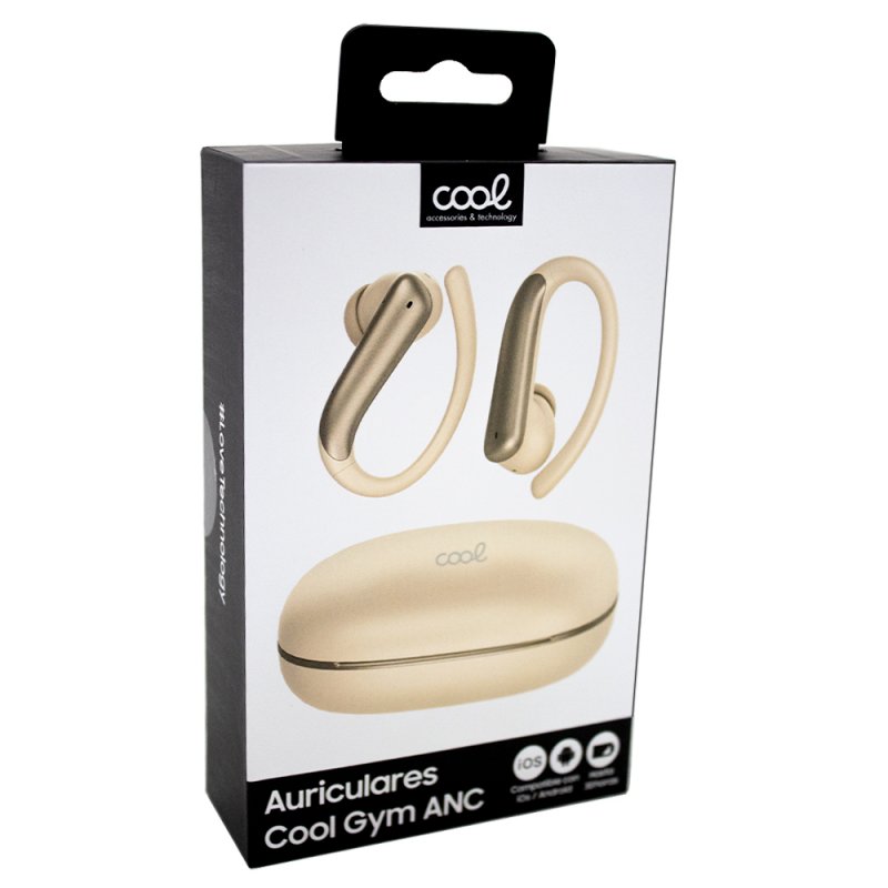 Auricolari Stereo Bluetooth Dual Pod COOL Gym Beige