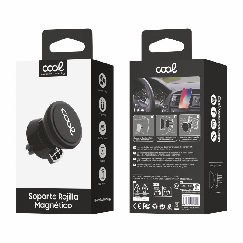 Universal Car Holder COOL Circular Magnet for Mobile