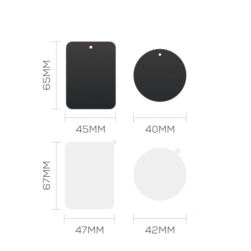 Universal Car Holder COOL Circular Magnet for Mobile