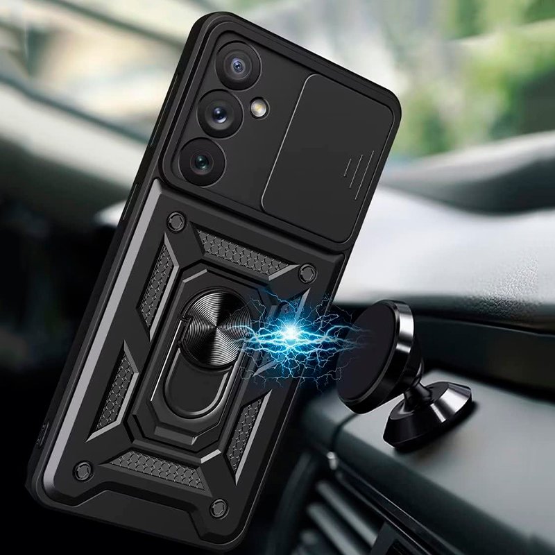 Carcasa COOL para Oppo Reno 16 5G / 16 Pro 5G Hard Ring Negro