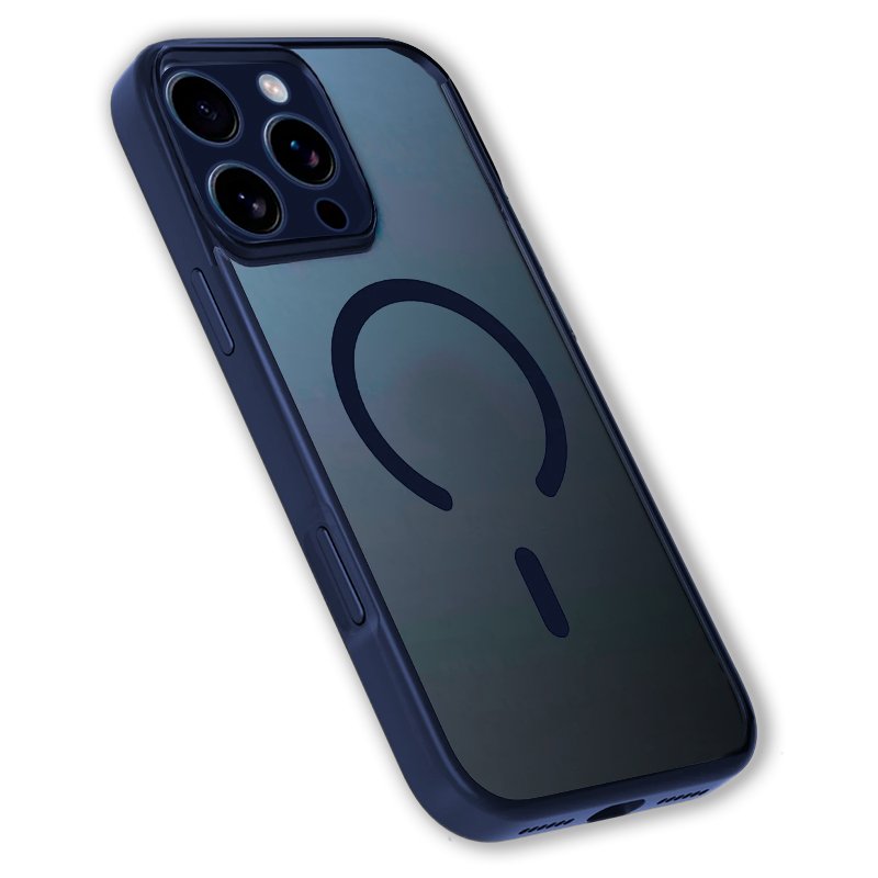 COOL Case for iPhone 15 Pro Magnetic Navy Blue Colorful