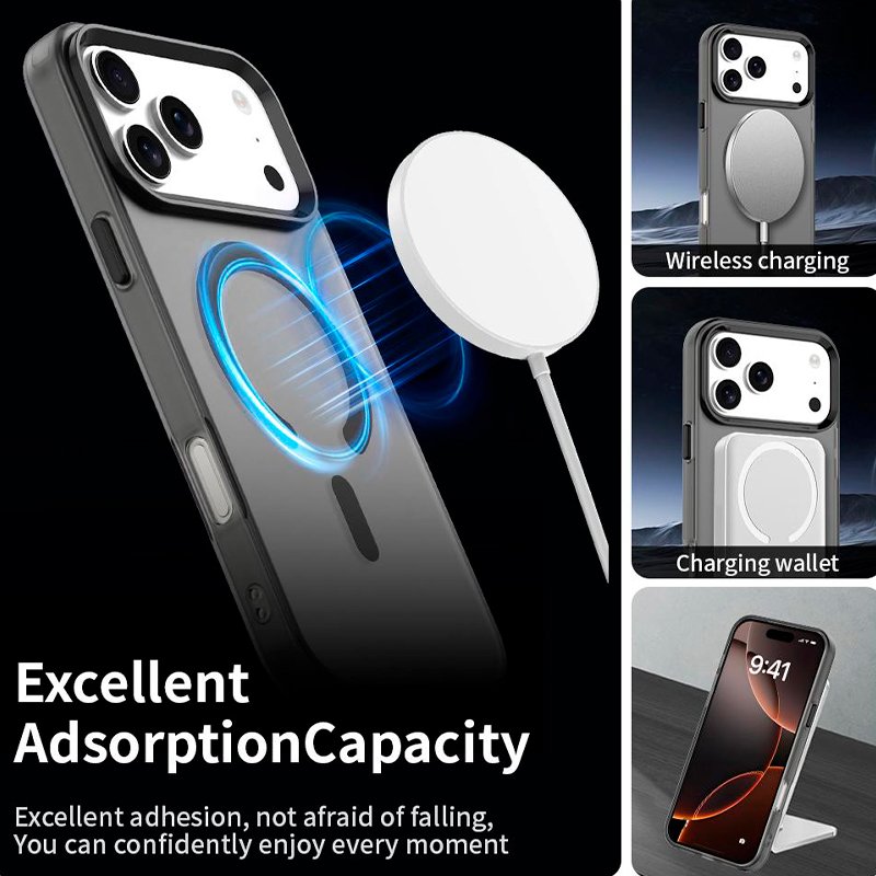 Carcasa COOL para iPhone 15 Magnética Colorful Negro