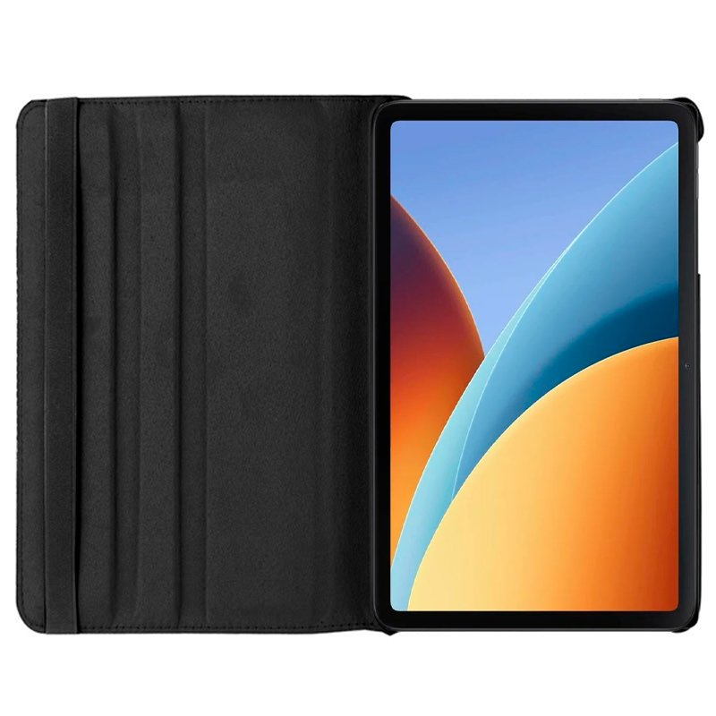 Funda COOL para Xiaomi Redmi Pad 2 (9.7 pulg.) Giratoria Polipiel Negro