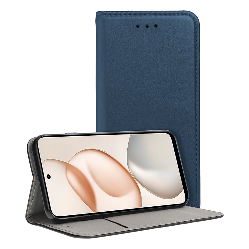 Funda COOL Flip Cover para Honor 400 Smart / 400 Smart 5G / X7D Liso Marino
