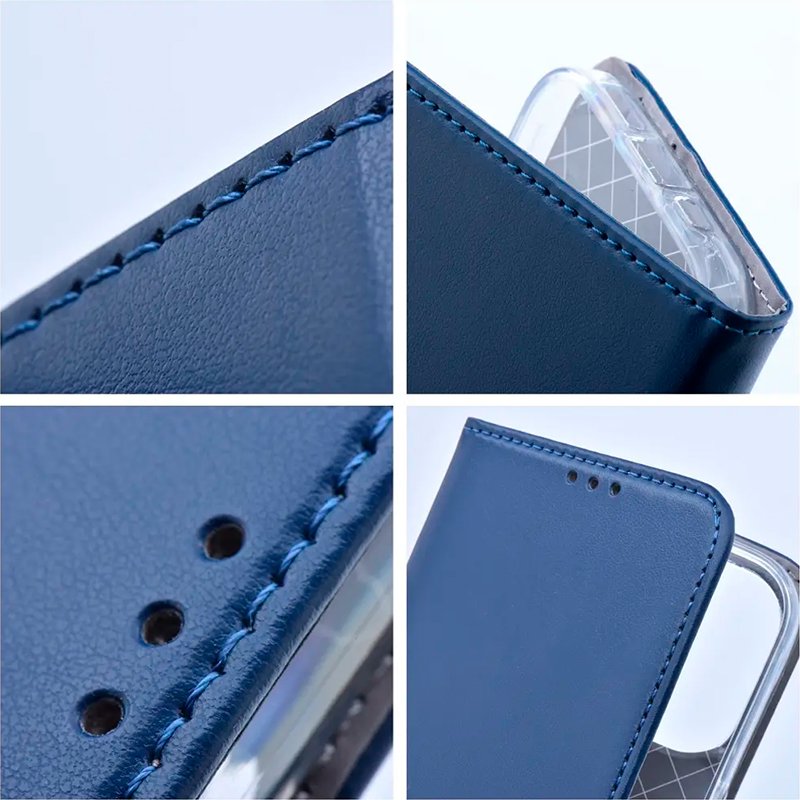 Funda COOL Flip Cover para Honor 400 Smart / 400 Smart 5G / X7D Liso Marino