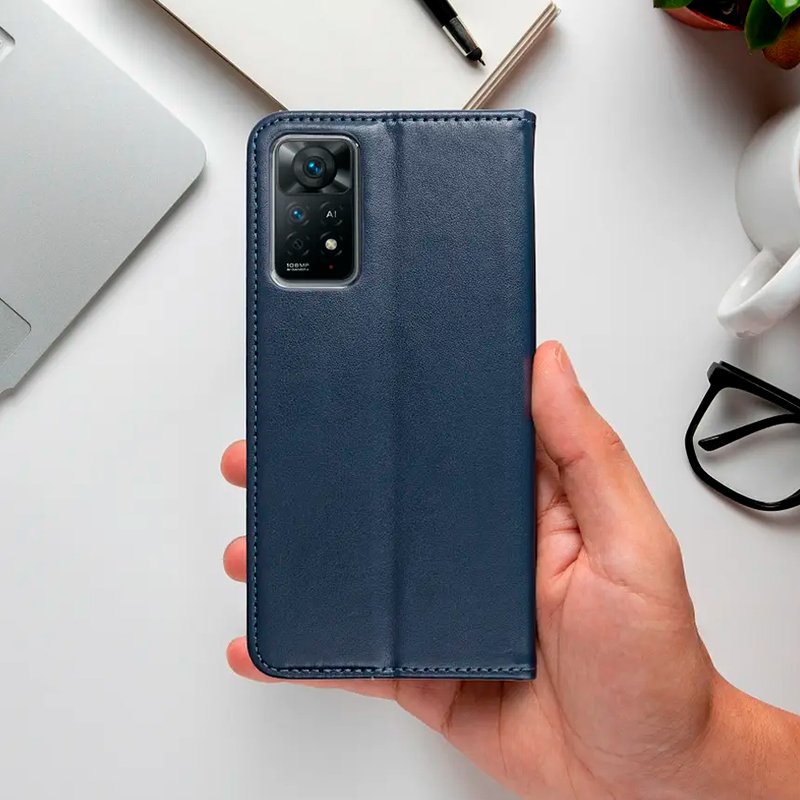 Funda COOL Flip Cover para Honor 400 Smart / 400 Smart 5G / X7D Liso Marino