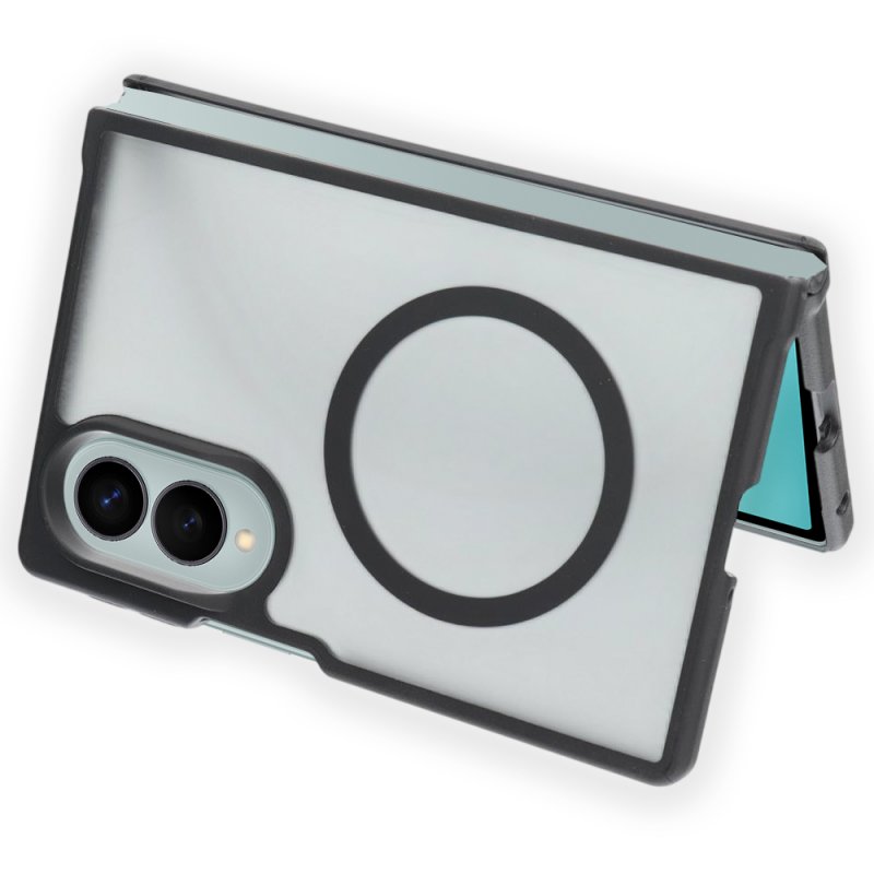 Carcasa COOL para Samsung F971 Galaxy Z Fold 8 Magnética Borde Negro