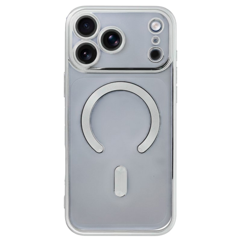 Capa COOL para iPhone 17 Pro Max / 18 Pro Max Magnética Borde Prata