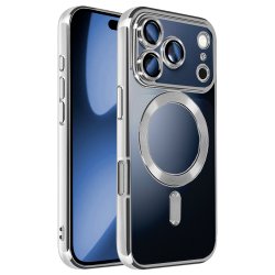 Capa COOL para iPhone 15 Magnética Borde Prata