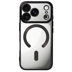 Custodia COOL per iPhone 15 Pro con Bordo Nero Magnetico