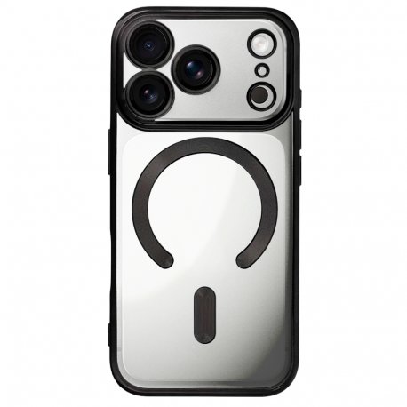 Carcasa COOL para iPhone 17 Pro / 18 Pro Magnética Borde Negro