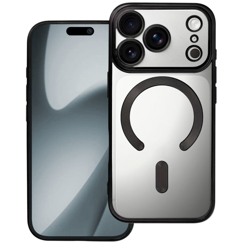 Carcasa COOL para iPhone 17 Pro / 18 Pro Magnética Borde Negro