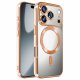 Carcasa COOL para iPhone 17 Pro / 18 Pro Magnética Borde Dorado