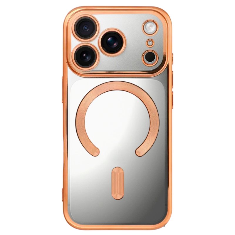 Carcasa COOL para iPhone 17 Pro / 18 Pro Magnética Borde Dorado