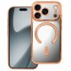 Carcasa COOL para iPhone 17 Pro / 18 Pro Magnética Borde Dorado