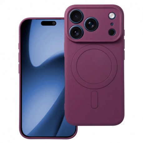 Capa COOL para iPhone 17 Pro Max / 18 Pro Max Magnética Cover Vinho