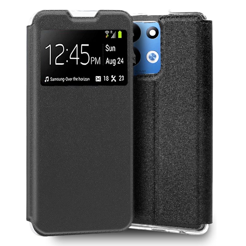 Custodia COOL Flip Cover per Xiaomi Redmi 17 Liscio Nero