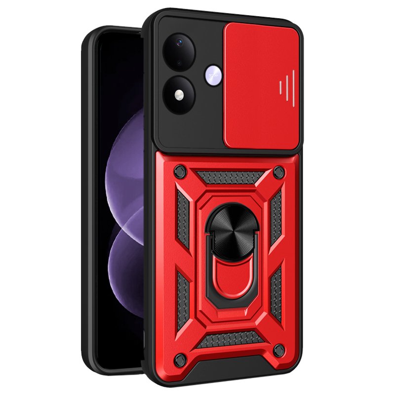 Carcasa COOL para Xiaomi Redmi Note 17 5G Hard Ring Rojo