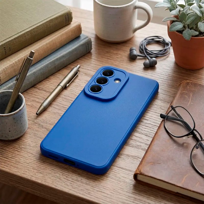 Capa de silicone COOL para Samsung S741 Galaxy S26 FE (Azul)