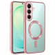 Capa COOL para Samsung S741 Galaxy S26 FE Magnética Borde Rosa