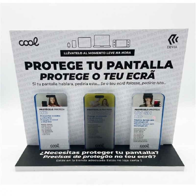COOL Screen Protector Display Stand + 3 Dummy Units
