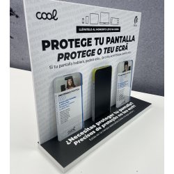 Expositor COOL Protectores de Pantalla + 3 Maquetas