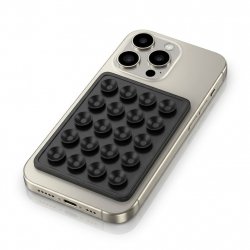 Ventosa Universal Silicona para Smartphone (Negro)