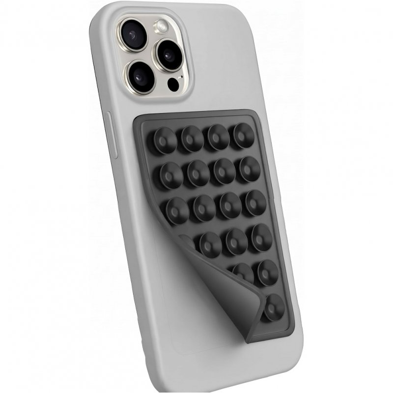 Ventosa Universal Silicona para Smartphone (Negro)
