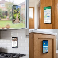 Ventosa Universal Silicona para Smartphone (Gris)