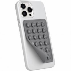 Ventosa Universal Silicona para Smartphone (Gris)
