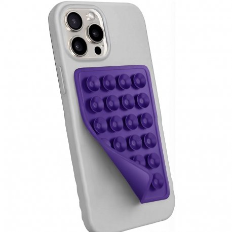 Ventosa Universal Silicona para Smartphone (Violeta)