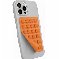 Ventosa Universal Silicona para Smartphone (Naranja)