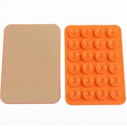 Ventosa Universal Silicona para Smartphone (Naranja)
