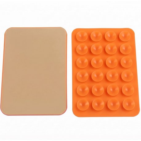 Ventosa Universal Silicona para Smartphone (Naranja)
