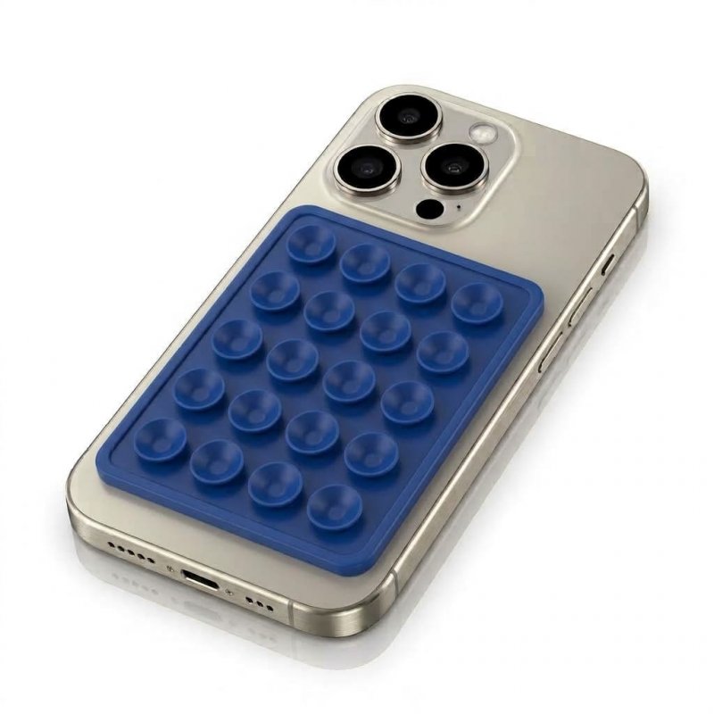 Ventosa Universal Silicona para Smartphone (Azul)