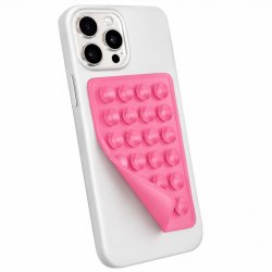 Ventosa Universal Silicona para Smartphone (Rosa)