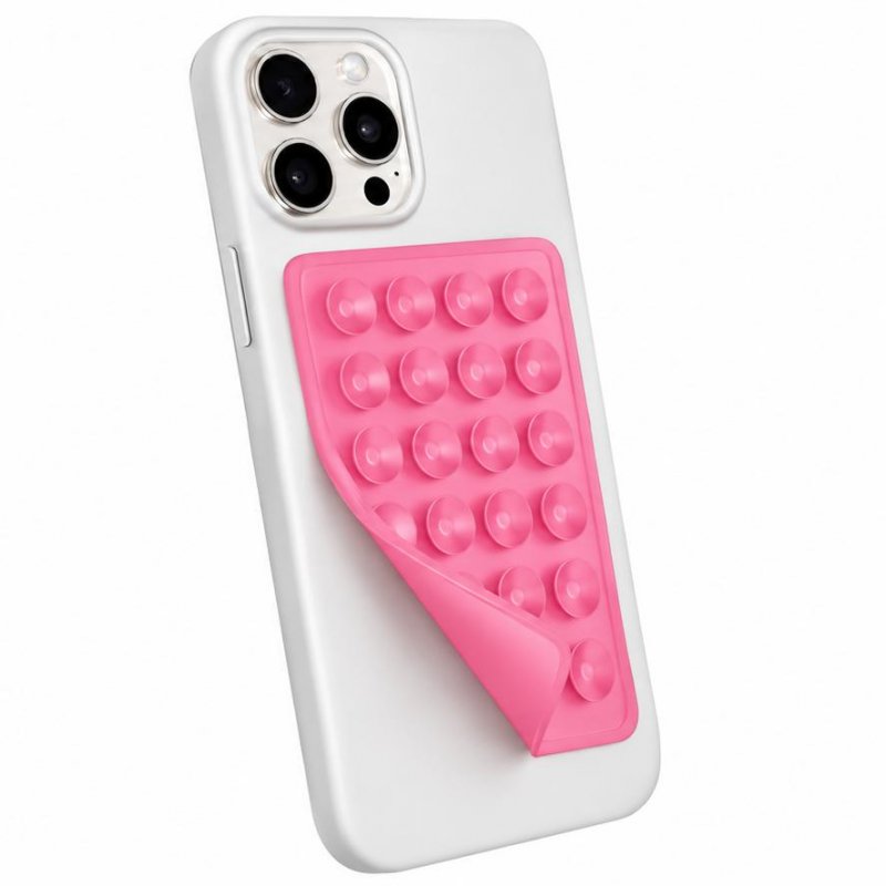 Ventosa Universal Silicona para Smartphone (Rosa)