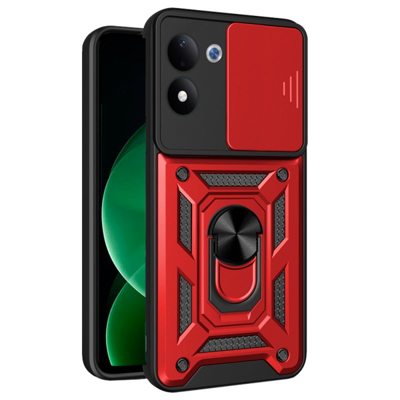 Carcasa COOL para Xiaomi Redmi Note 17 Pro Max 5G Hard Ring Rojo