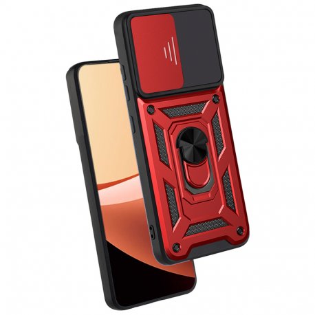 Custodia COOL per Xiaomi Redmi 17C 5G Hard Ring Rosso