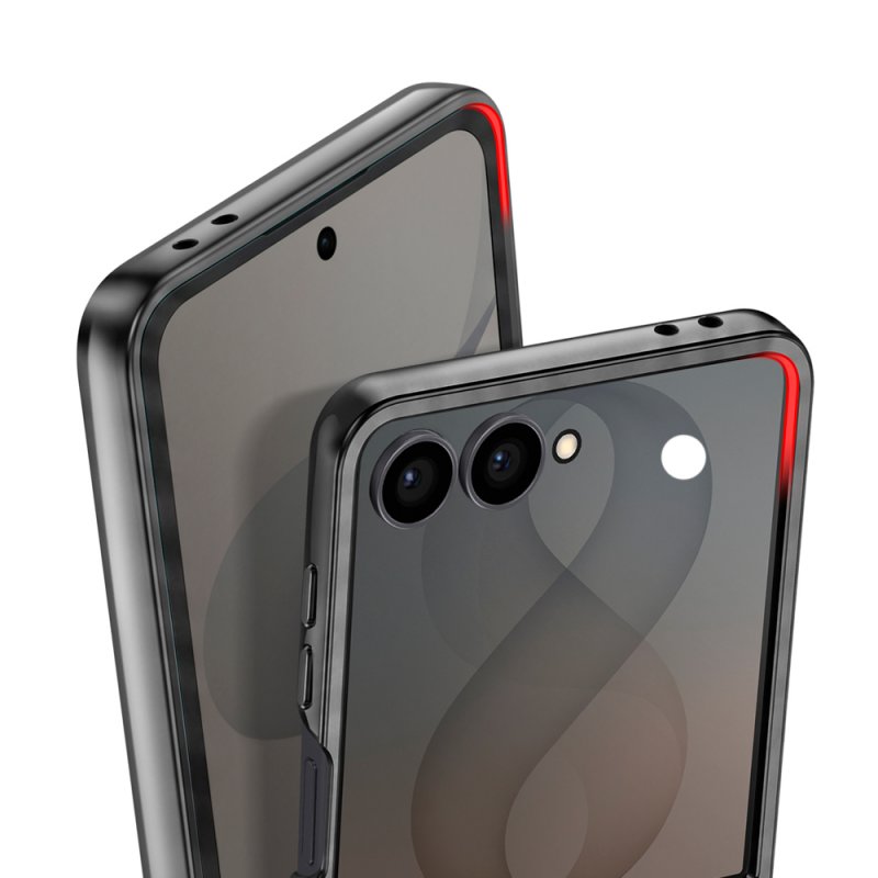 Carcasa COOL para Samsung F776 Galaxy Z Flip 8 Magnética Colorful Negro